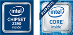 Intel Logos für Z390 Mainboards